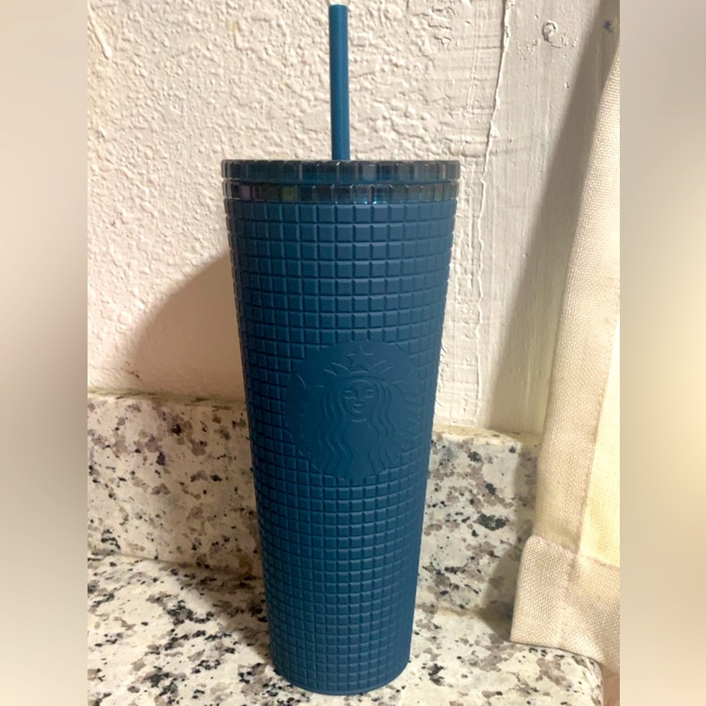 NWT navy blue Starbucks cup